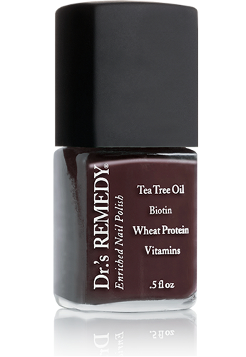 DESIRE Dark Brown Enriched Nail Polish